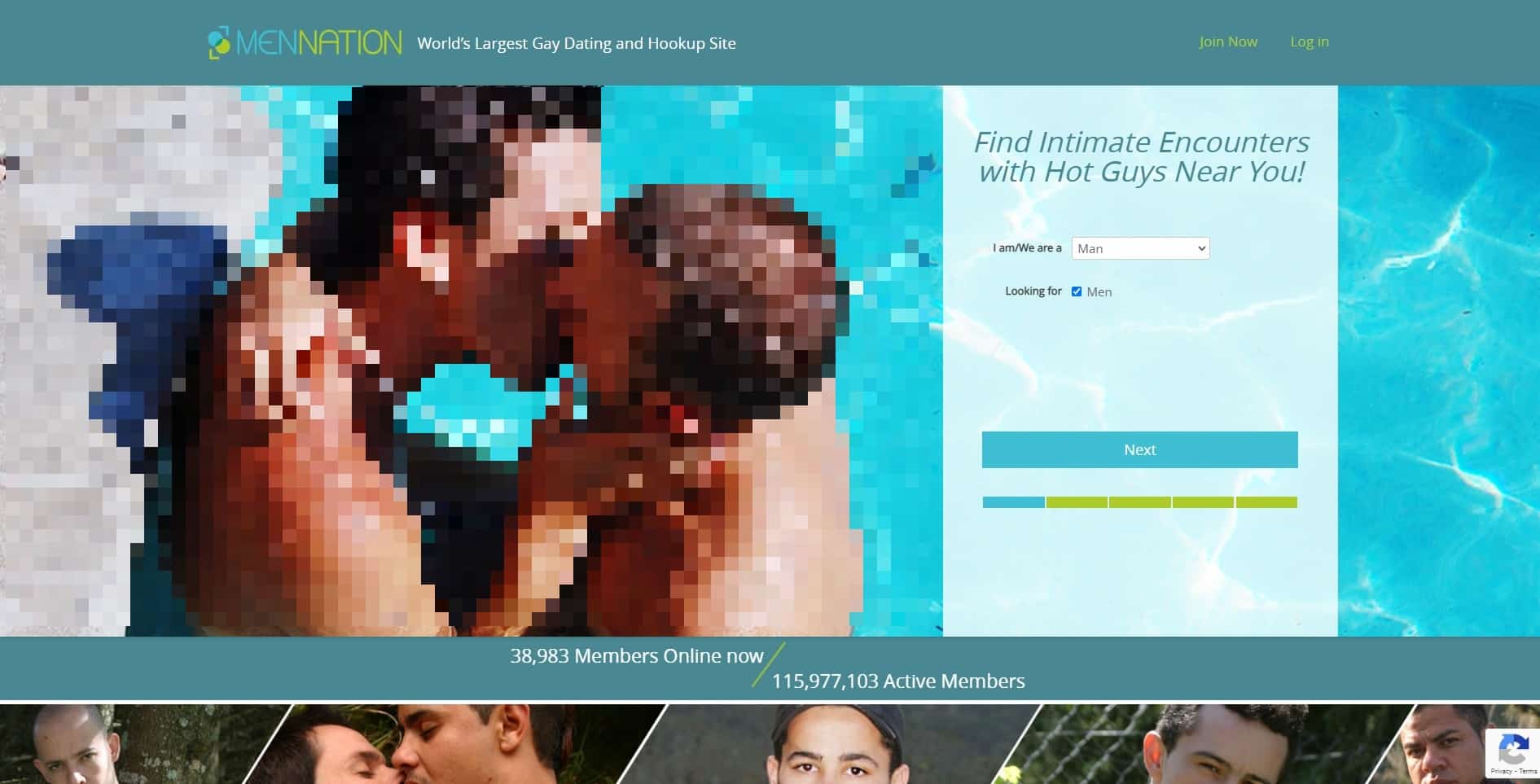 MenNation Dating Site Screenshot