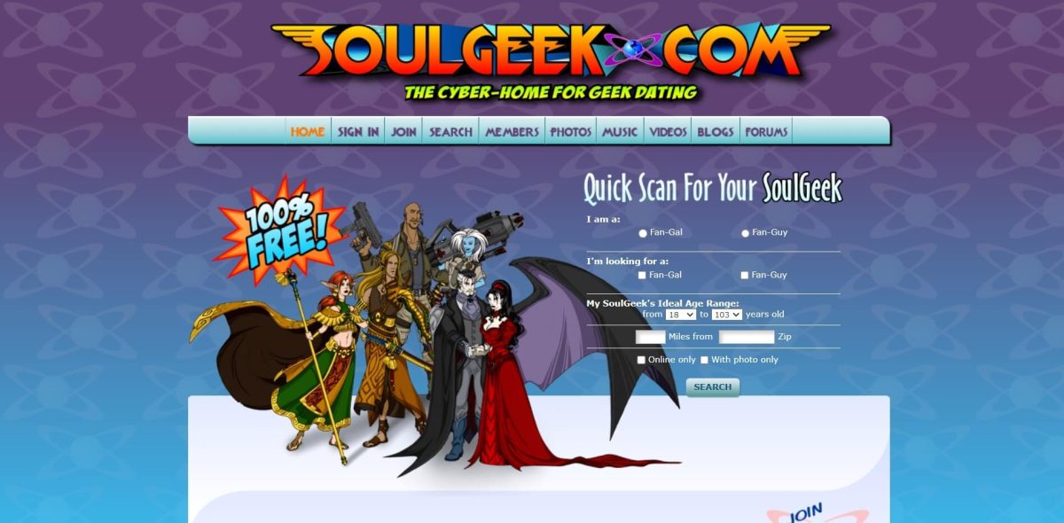 SoulGeek Dating Site